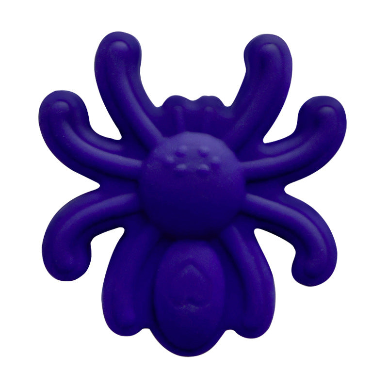 Wholesale10PCS  Silicone Solid Color Spider Beads